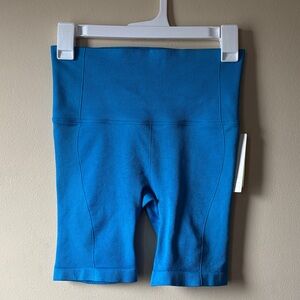 All In Motion High-Rise Activewear 6” Blue Seamless Core Bike Shorts